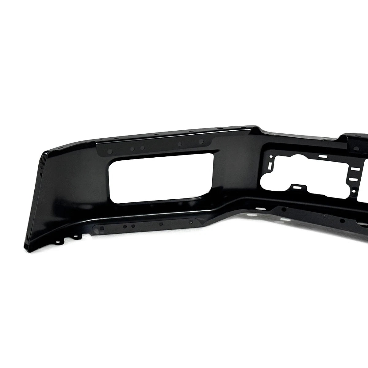 Off-Road Shadow Black Front Bumper Face Bar w/Fog Holes Fit For 2018 2019 2020 Ford F-150