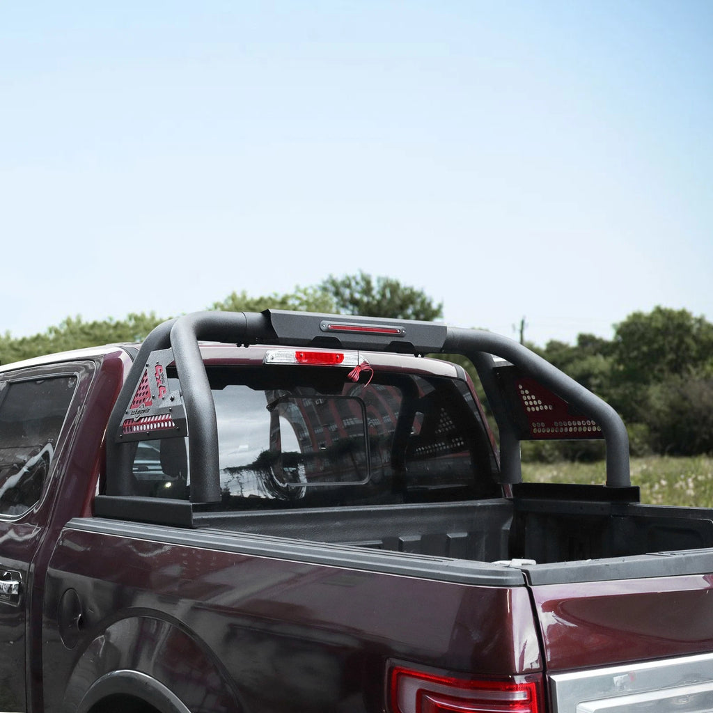 Adjustable Sport Bar Truck Bed Chase Rack Roll Bar Fit For F-150/ Truck/Silverado/Ram