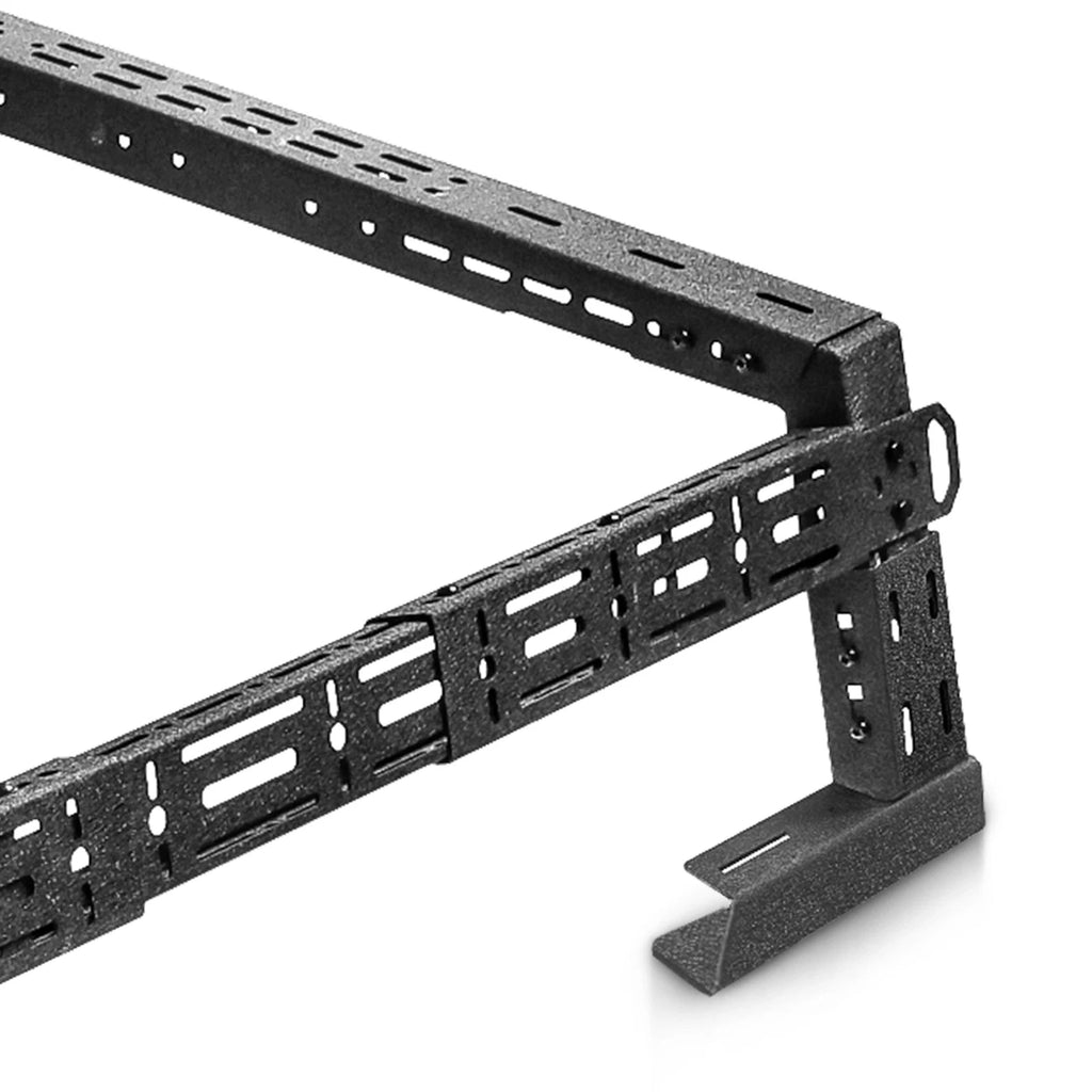 14"-17'' Height Overland Bed Rack Cargo Carrier Fit For Tundra Tacoma Frontier Titan
