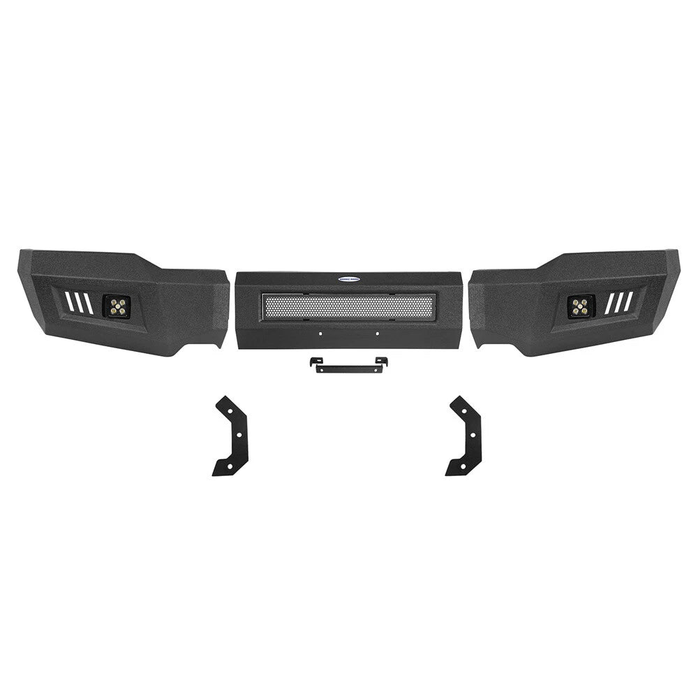 Off-Road Front Bumper Reinforcement w/ Spotlight Fit For 2018 2019 2020 Ford F-150