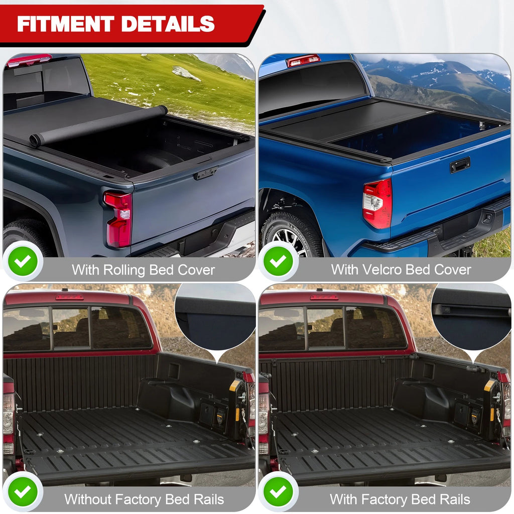 Adjustable Sport Bar Truck Bed Chase Rack Roll Bar Fit For Silverado 1500 / Tundra