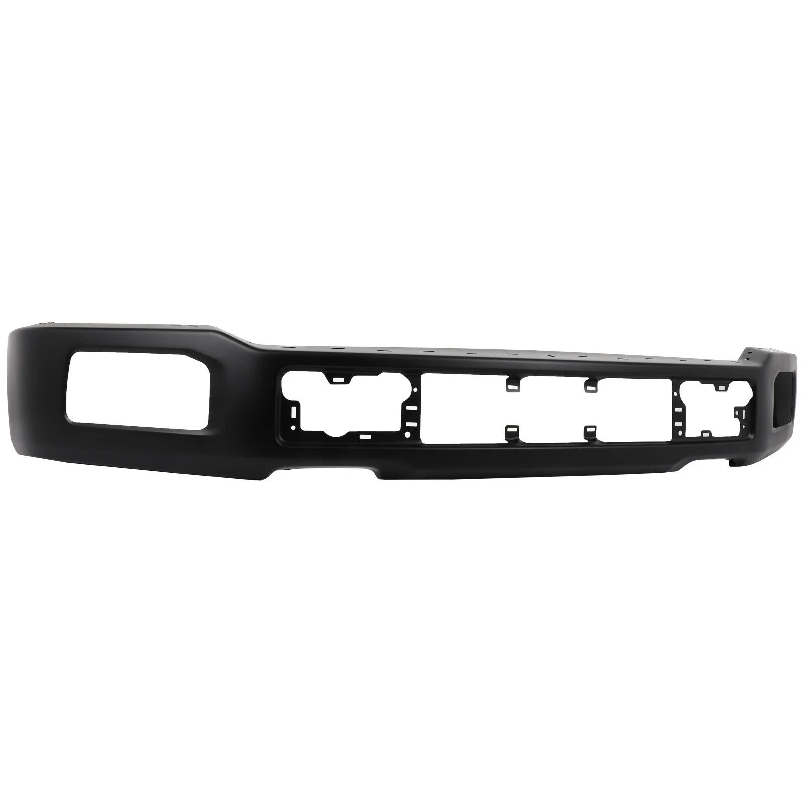 Off-Road Front Bumper New Black Steel Face Bar Fit For 2018 2019 2020 Ford F-150 w/ Fog Light Holes