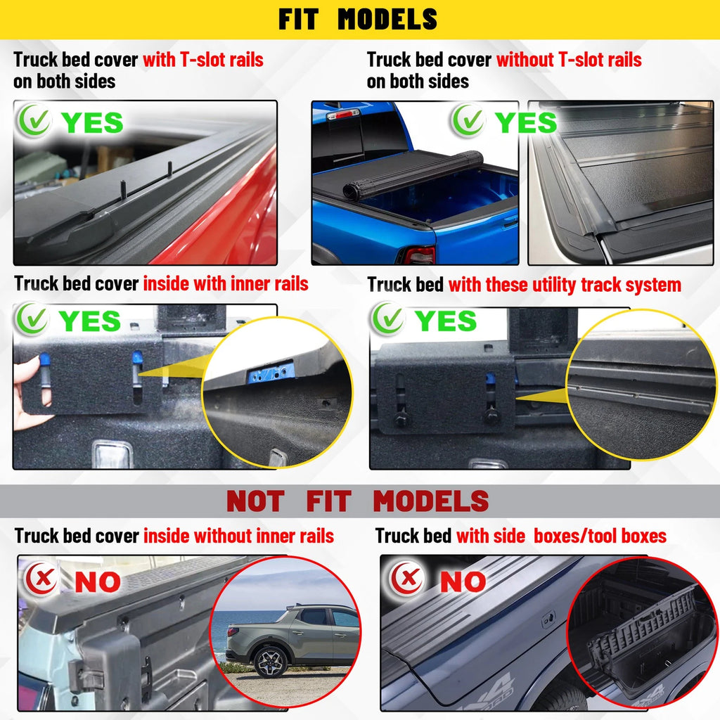 Adjustable Truck Bed Rack Overland Cargo Carrier Fit For F-150/Ram 1500/Colorado/Gladiator/Tacoma