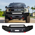 Front Off-Road Bumper With Winch Plate&LED Lights Fit For 2018-2020 Ford F150