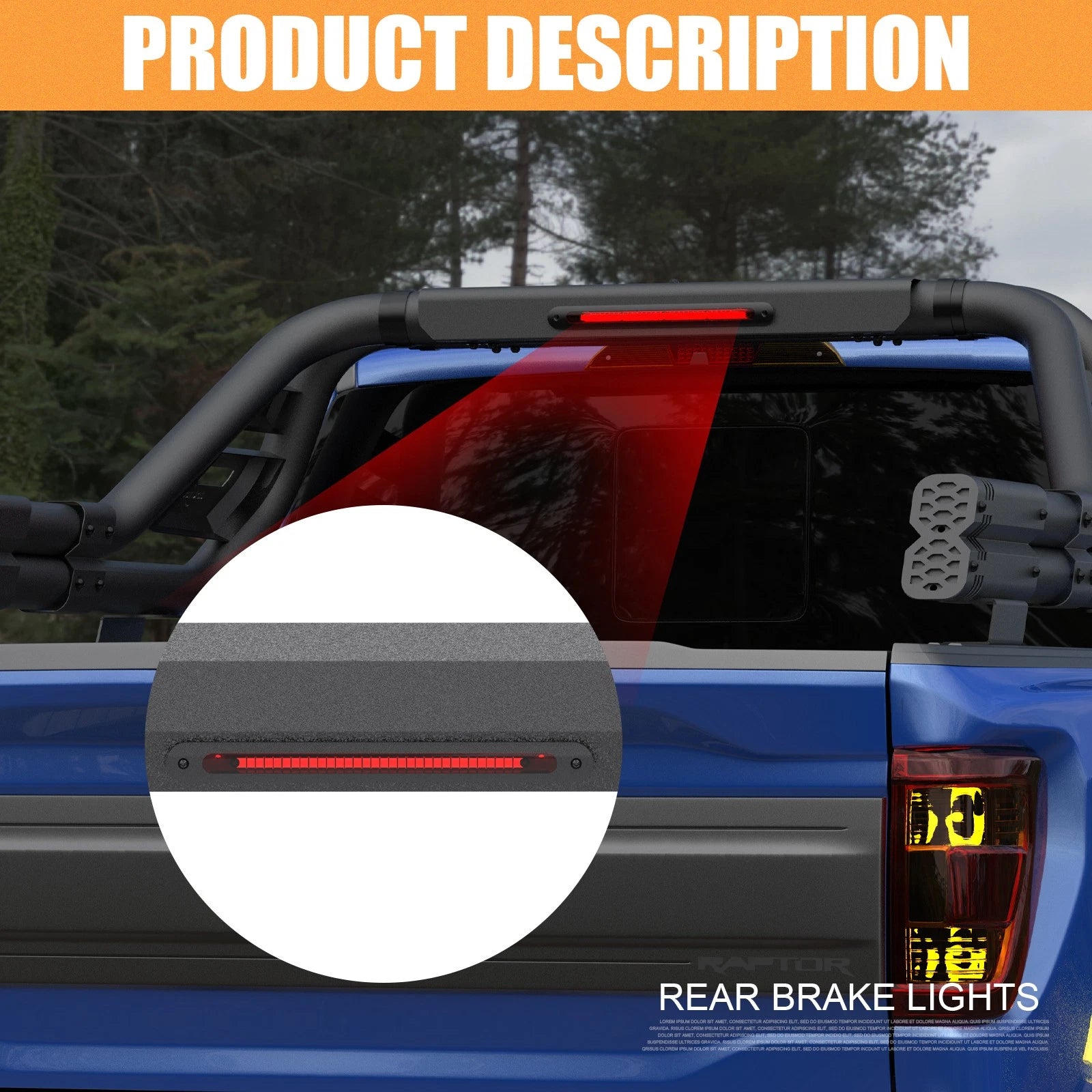Adjustable Truck Bed Chase Rack Roll Bar Fit For 2005-2025 Toyota Tacoma