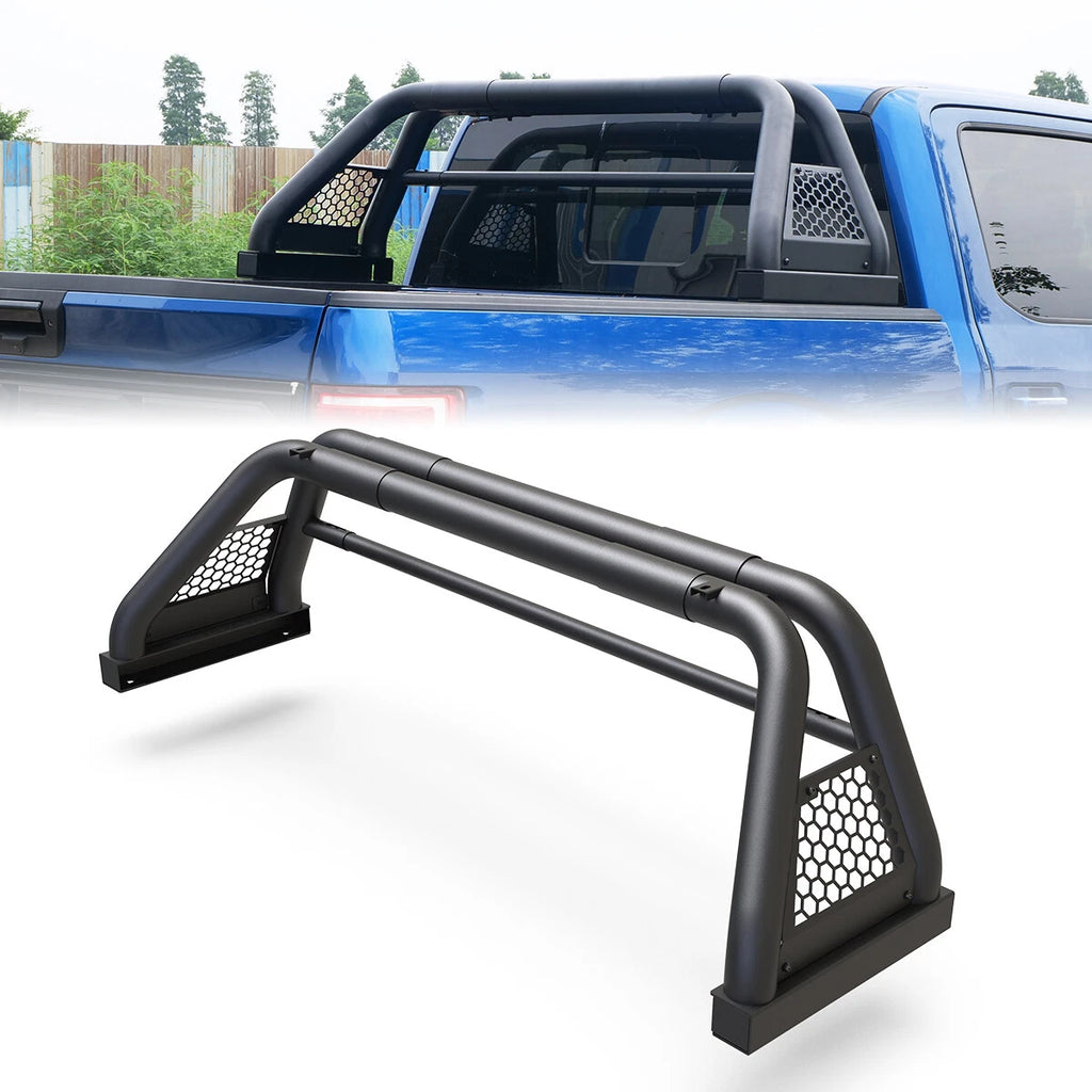 Adjustable Sport Bar Truck Bed Chase Rack Roll Bar Fit For 2005-2025 Toyota Tacoma