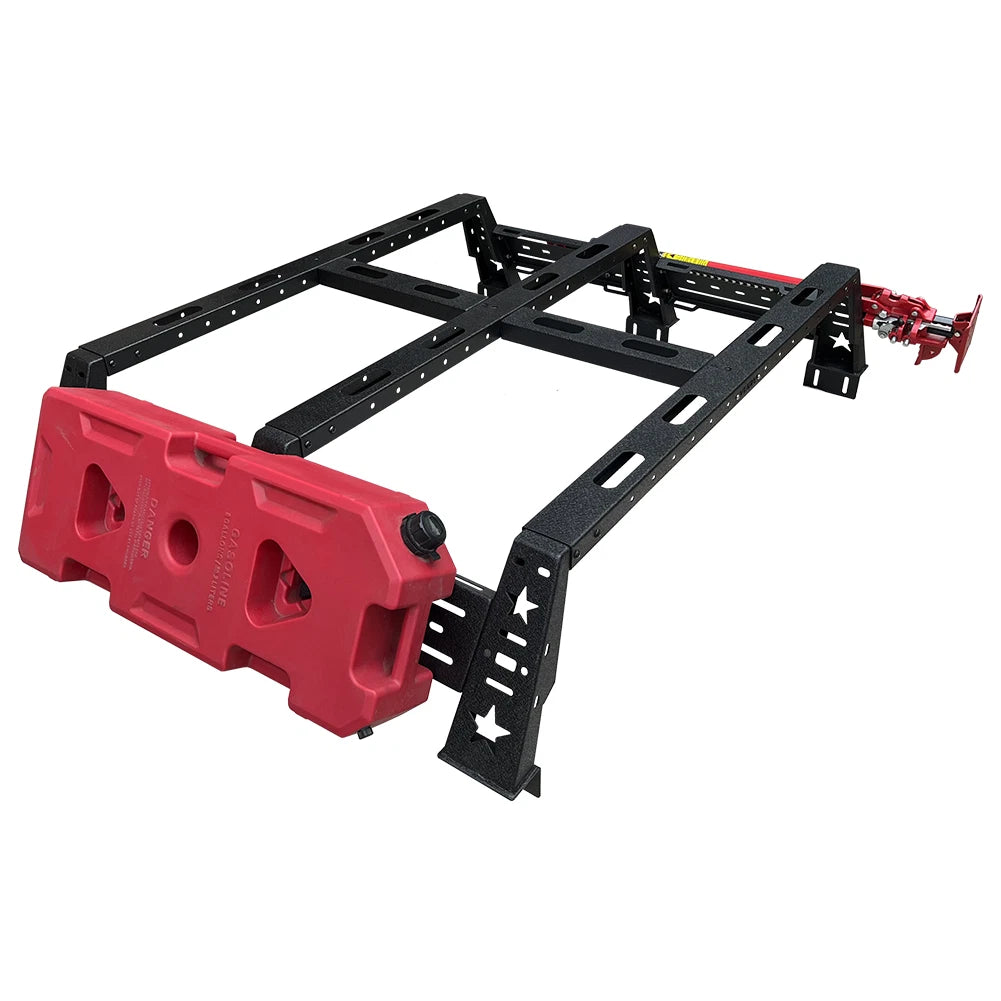 High Bed Rack Truck Luggage Carrier Cargo Carrier Fit For 2009-2021 Ford F150 & SVT Raptor