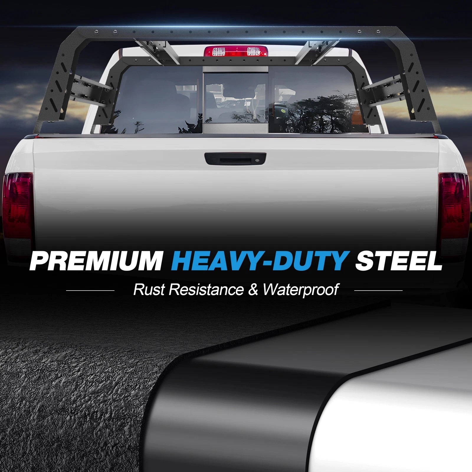 High Bed Racks Truck Cargo Carrier Fit For Ford F150/RAM/GMC Sierra/Silverado 1500