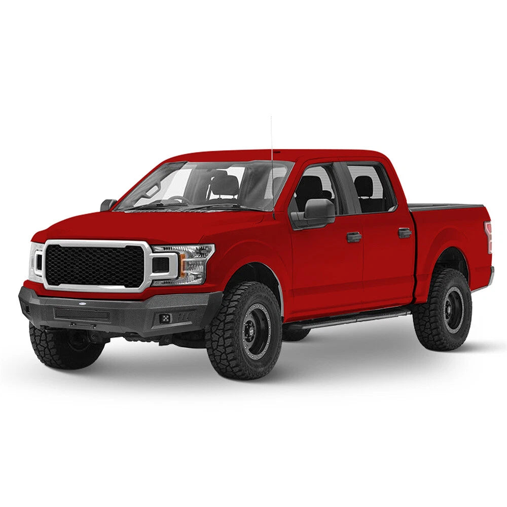 Off-Road Front Bumper Reinforcement w/ Spotlight Fit For 2018 2019 2020 Ford F-150