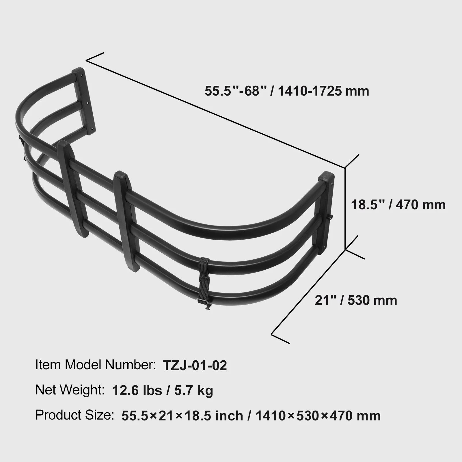 Truck Bed Extender – Retractable Tailgate Extension for Ford F-150, Dodge Ram, GMC