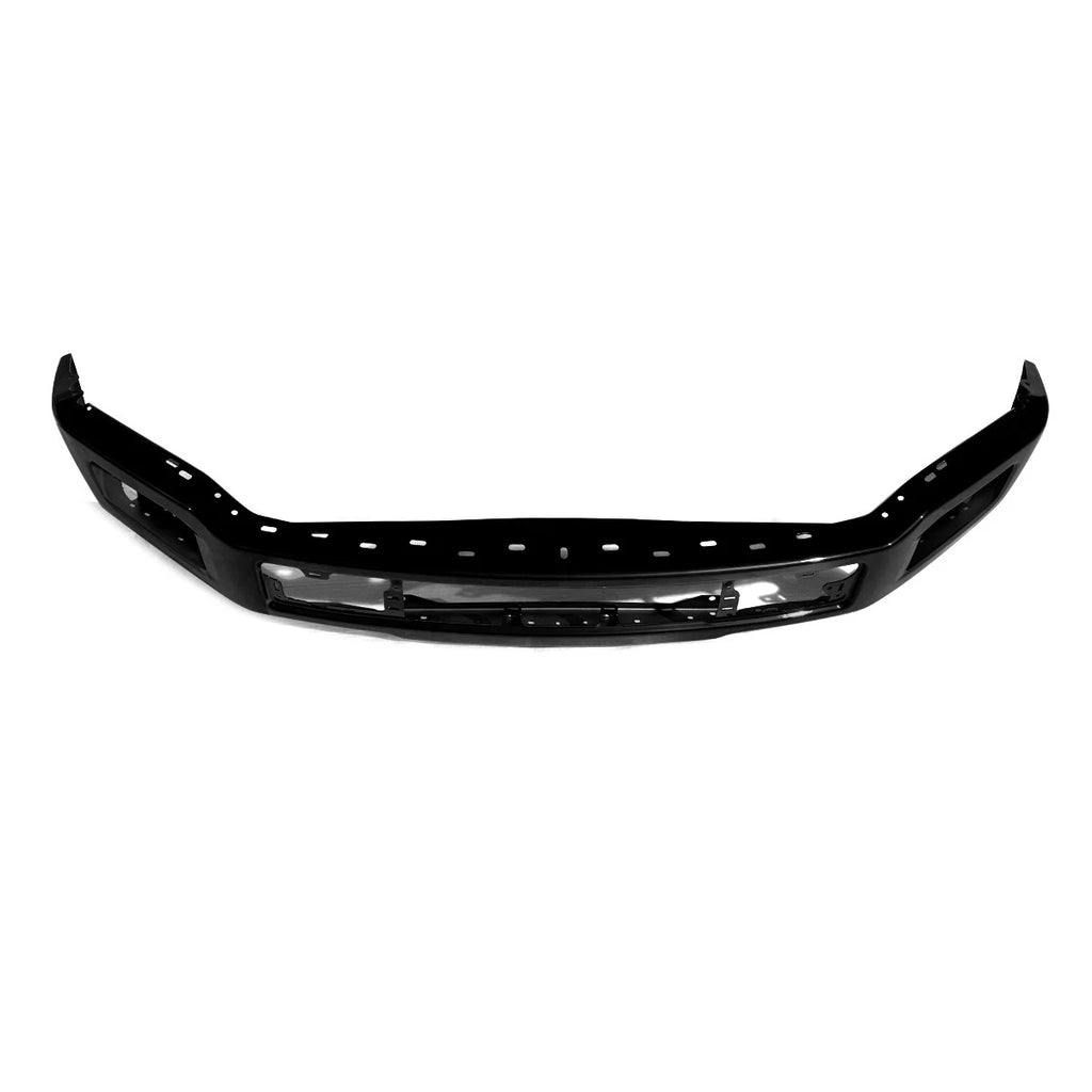 Off-Road Shadow Black Front Bumper Face Bar w/Fog Holes Fit For 2018 2019 2020 Ford F-150
