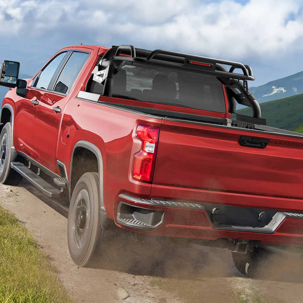 Adjustable Sport Bar Truck Bed Chase Rack Roll Bar Fit For Silverado 1500 / Tundra
