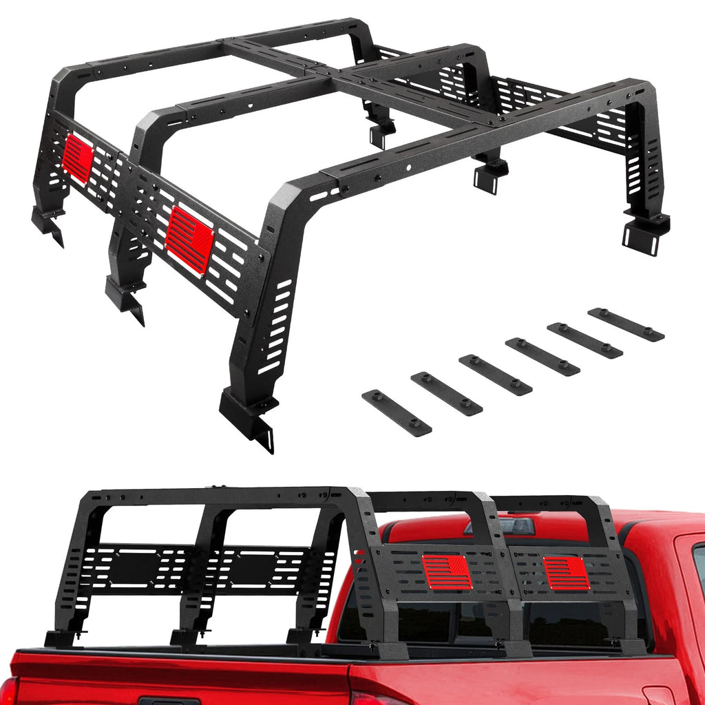 Overland Bed Rack Cargo Carrier Fit For Toyota Tacoma 2005-2023 Tundra 2014-2023