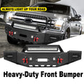 Front Bumper For 2018-2020 Ford F150 F150 Off-Road Bumper w/LED Lights D-Ring