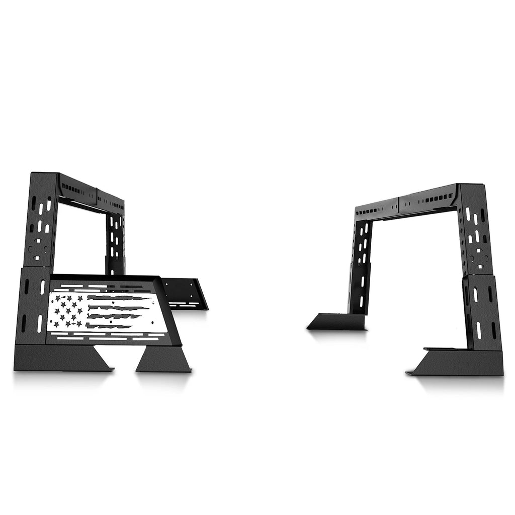 Adjustable Truck Bed Rack Overland Cargo Carrier Fit For F-150/Ram 1500/Colorado/Gladiator/Tacoma