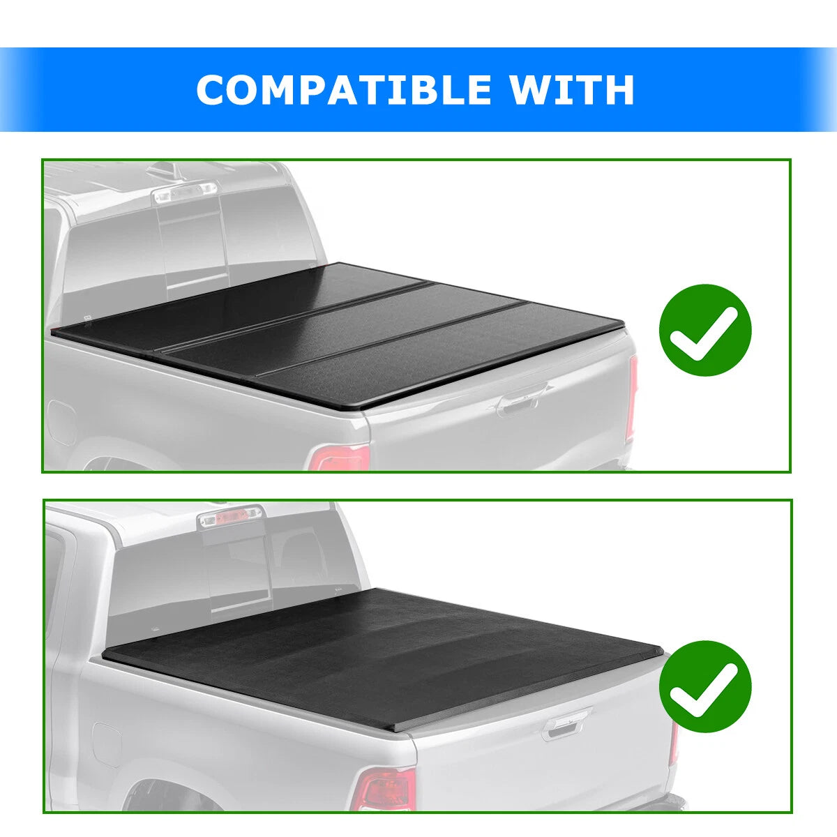 Adjustable Low Profile Truck Bed Rack Cross Bar Cargo Carrier Fit For Full-Size and Mid-Size Truck