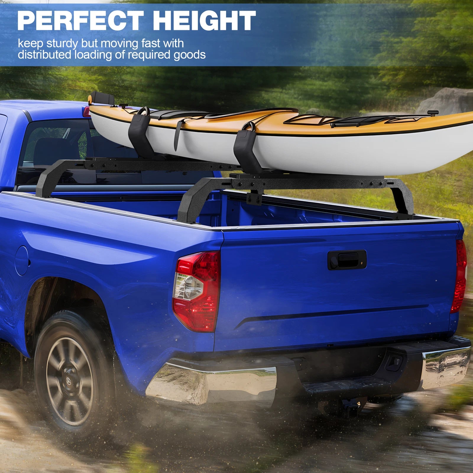 Overland Bed Rack Cargo Carrier Fit For Toyota Tacoma 2005-2023/Tundra 2014-2023