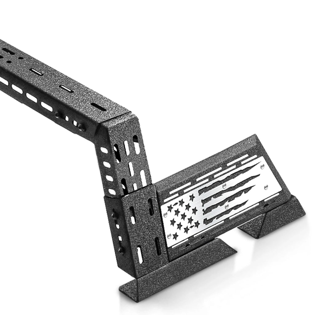 Adjustable Truck Bed Rack Overland Cargo Carrier Fit For F-150/Ram 1500/Colorado/Gladiator/Tacoma