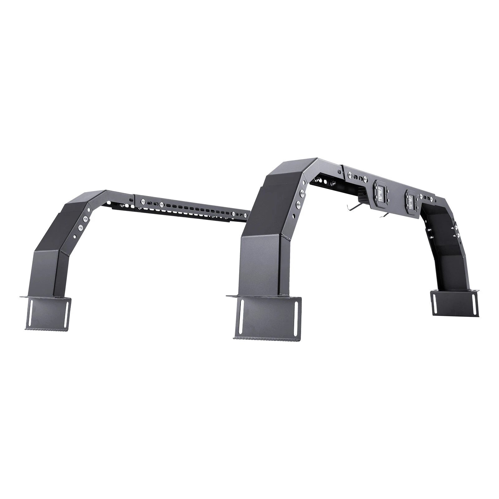 Overland Bed Rack Cargo Carrier with 2 LED Lights Fit For Ram 1500/Canyon/Silverado 1500/Tundra