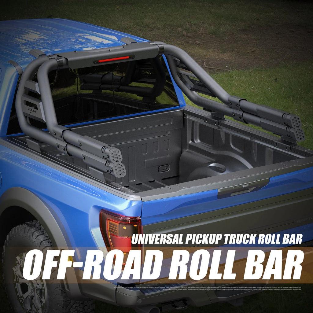 Adjustable Truck Bed Chase Rack Roll Bar Fit For 2005-2025 Toyota Tacoma