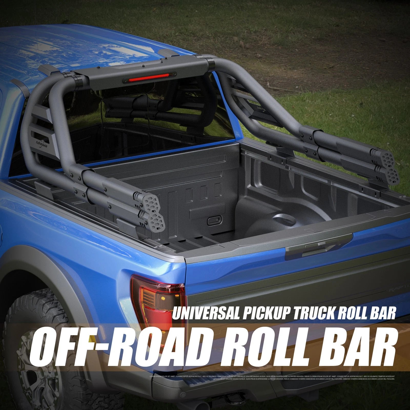 Adjustable Truck Bed Chase Rack Roll Bar Fit For 2005-2025 Toyota Tacoma