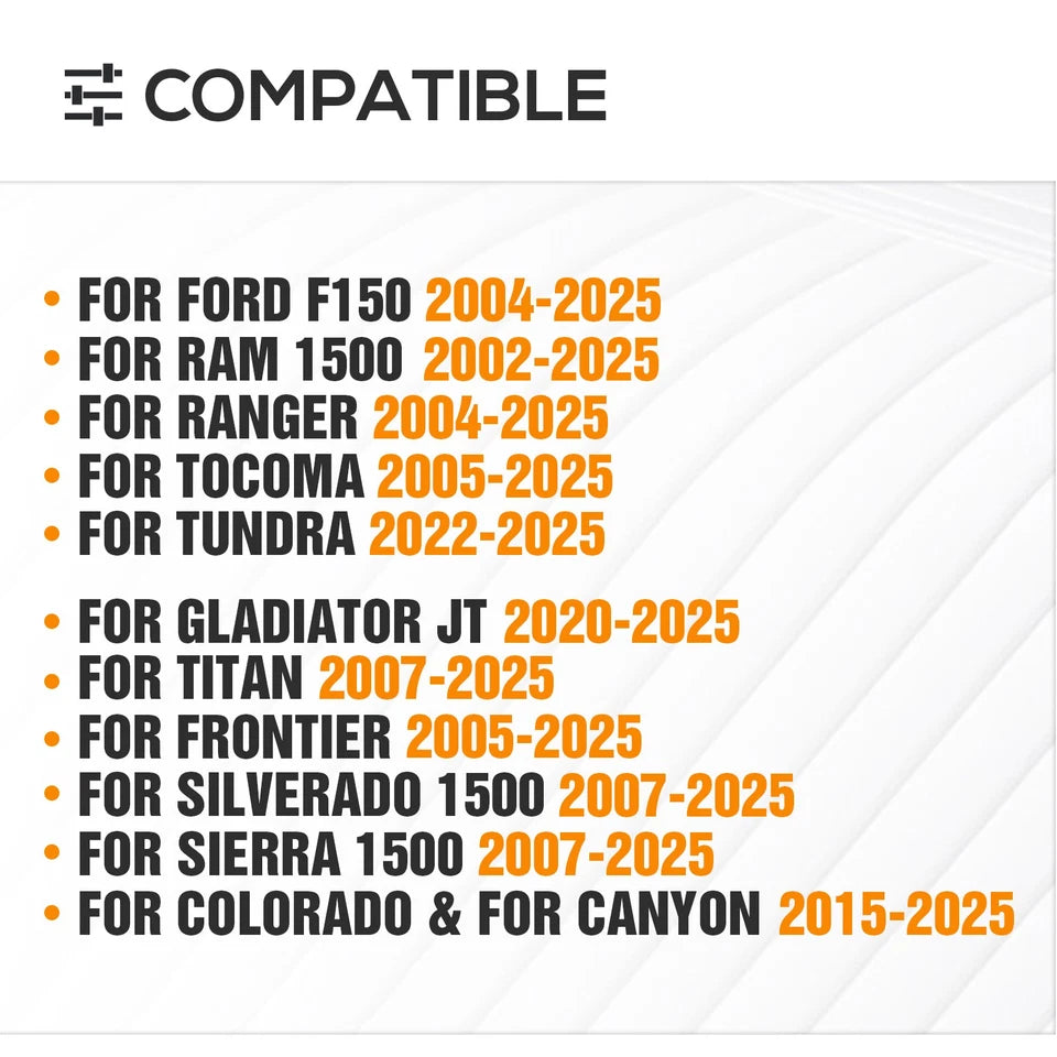 22.3"1000lbs High Bed Racks Truck Cargo Carrier Fit For F150/Tundra/Tacoma/Colorado & for Sierra 1500/Canyon/Titan/Frontier/Ridgeline/JT