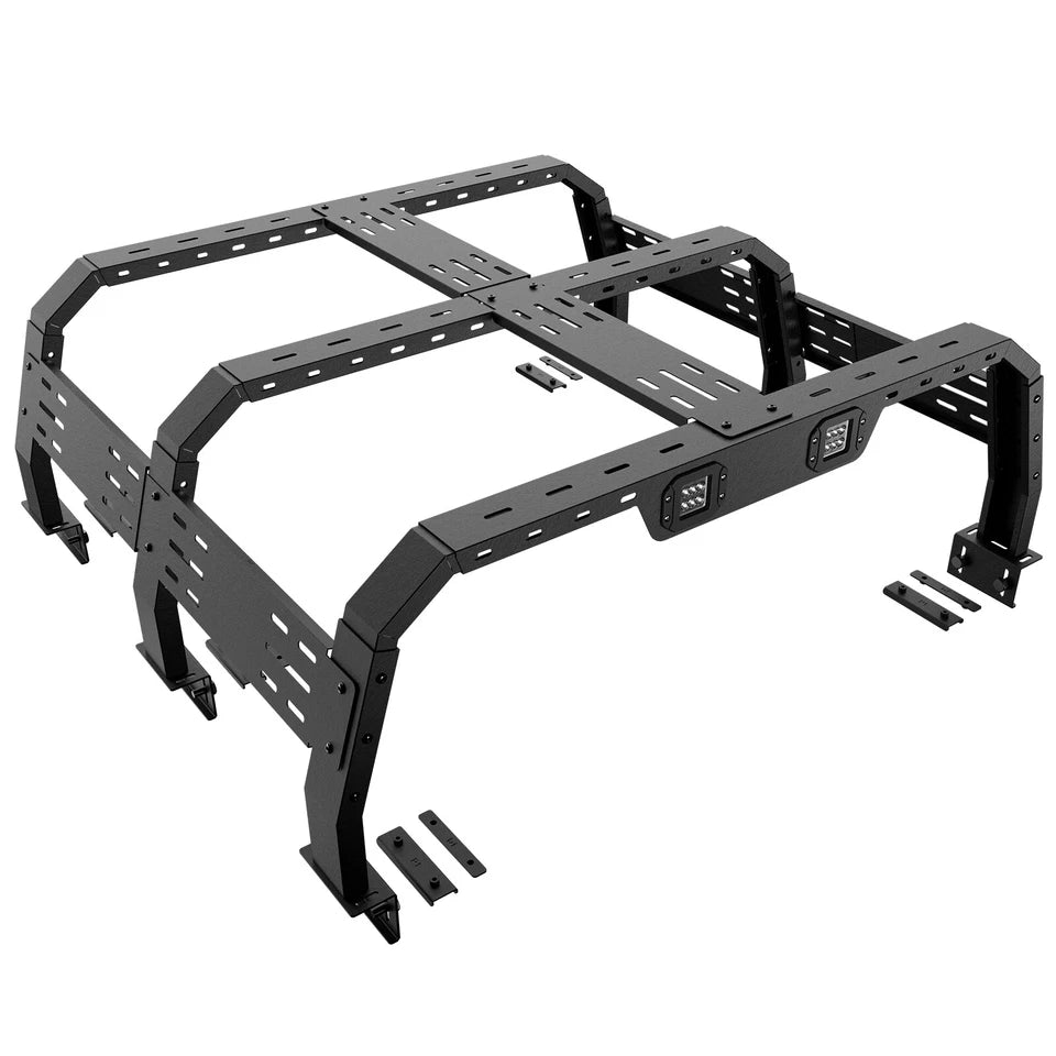 22.3"1000lbs High Bed Racks Truck Cargo Carrier Fit For F150/Tundra/Tacoma/Colorado & for Sierra 1500/Canyon/Titan/Frontier/Ridgeline/JT