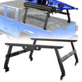 Adjustable 16-24.8" Universal Truck Bed Rack Cargo Carrier with 2 Led Lights Fit For Silverado/Sierra/Ram