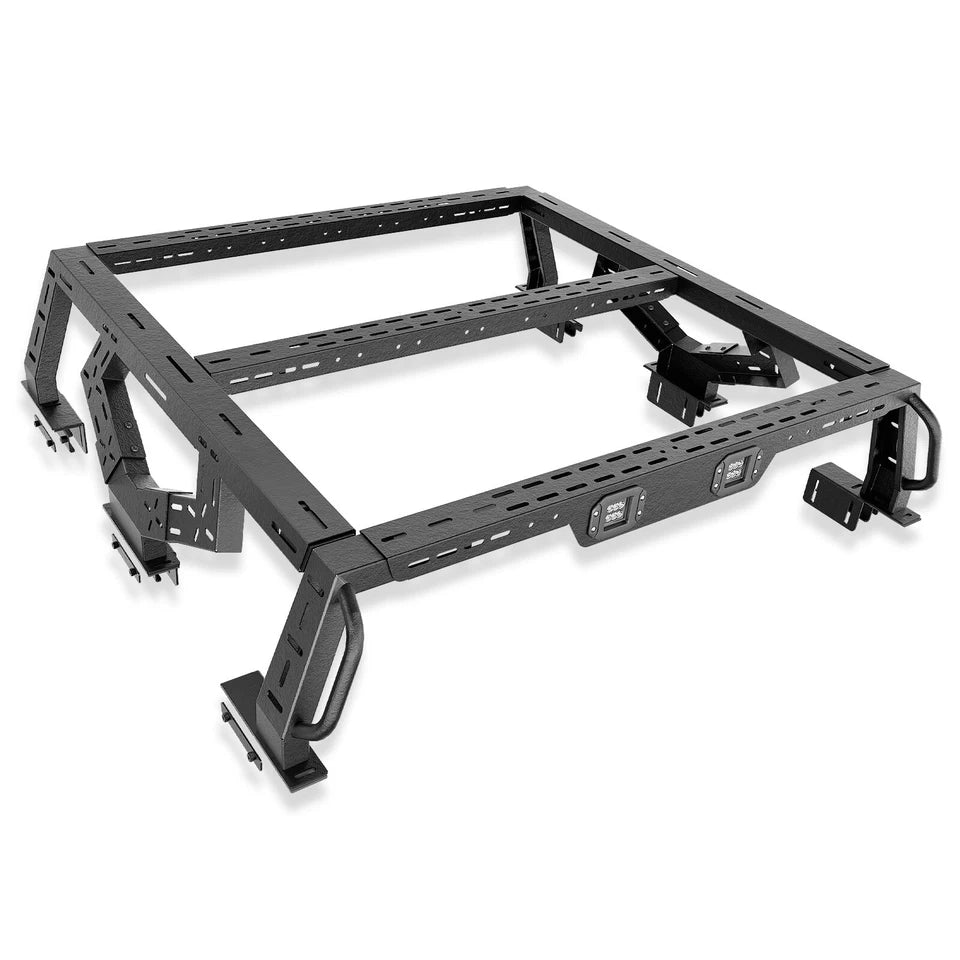Bed Racks Truck Cargo Carrier 16.73" Fit For F150/JT/Frontier/Colorado/Canyon/Tacoma