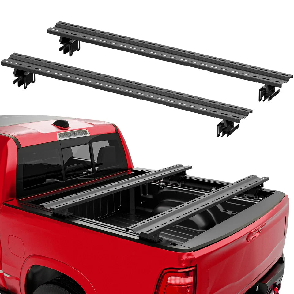 Adjustable Universal Truck Bed Rack Cargo Carrier Fit For Silverado/Ram/Titan/Tacoma/JT/Tundra